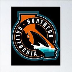 Art San Jose Sharks Poster