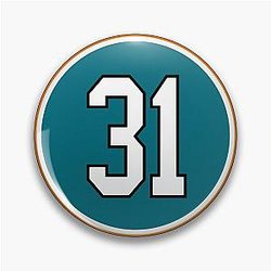 Martin Jones #31 San Jose Sharks Inspired Pin