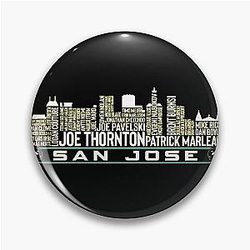 Art San Jose Sharks Pin