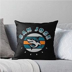 Art - San Jose Sharks Throw Pillow