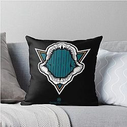 Art San Jose Sharks Throw Pillow