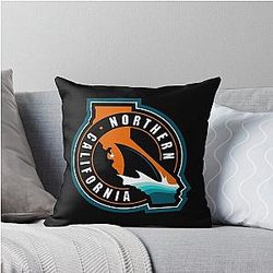 Art for San Jose Sharks Throw Pillow