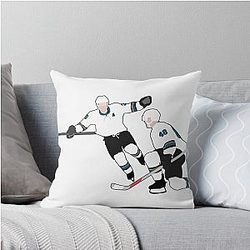 Tomas Hertl & Logan Couture San Jose Sharks Throw Pillow