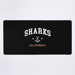 Art San Jose Sharks Desk Mat