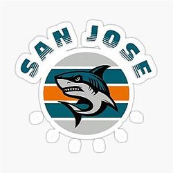 Art San Jose Sharks Sticker