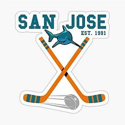 Art San Jose Sharks Sticker
