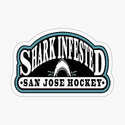 Art San Jose Sharks Sticker