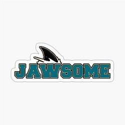 Art San Jose Sharks Sticker