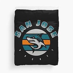Art San Jose Sharks Duvet Cover