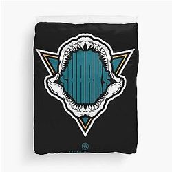 Art San Jose Sharks Duvet Cover