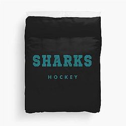 Art San Jose Sharks Duvet Cover