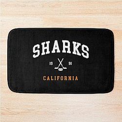 Art San Jose Sharks Bath Mat