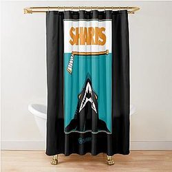 San Jose Sharks Shower Curtain