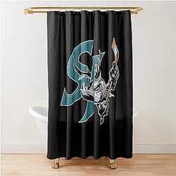 Art Shower Curtain San Jose Sharks