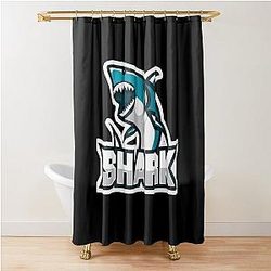 Art San Jose Sharks Shower Curtain