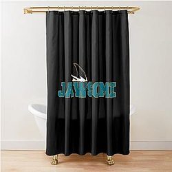 Art San Jose Sharks Shower Curtain