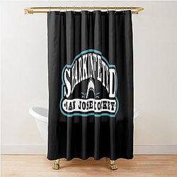 Art San Jose Sharks Shower Curtain
