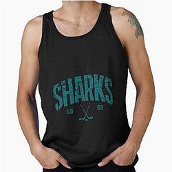 Art San Jose Sharks Tank Top