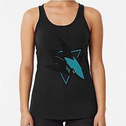 Art San Jose Sharks Racerback Tank Top