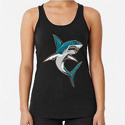 Art San Jose Sharks Racerback Tank Top