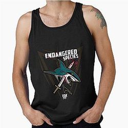 Art San Jose Sharks Tank Top