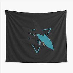 Art San Jose Sharks Tapestry