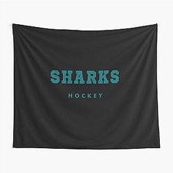 Art San Jose Sharks Tapestry