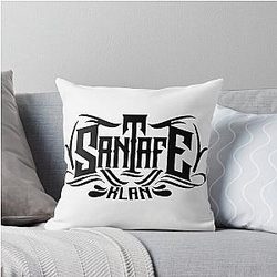 Santa Fe Klan Mexican Rapper Black Version Throw Pillow