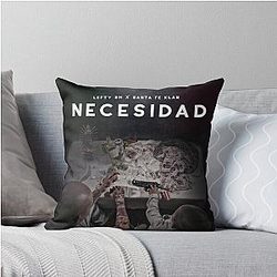 Santa Fe Klan - Necesidad album 2020 Throw Pillow changed to: 
Santa Fe Klan Necesidad Throw Pillow