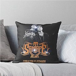 Santa Fe Klan - Corazón Flechado album of 2016 Throw Pillow