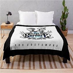 Santa Fe Klan - Por Costumbre 2017 Throw Blanket