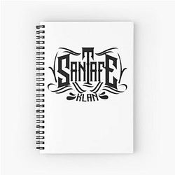 Santa Fe Klan Reggaeton Latino Gang Latin Trap Hip Hop Notebook