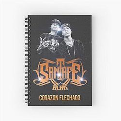 Santa Fe Klan Corazón Flechado album 2016 Spiral Notebook