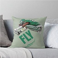 Saquon Barkley Throw Pillow