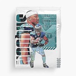 Saquon Barkley Football Duvet Cover