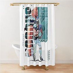 Saquon Barkley Football Shower Curtain