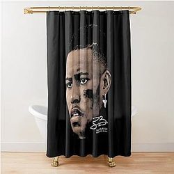 Saquon Barkley Signature Shower Curtain