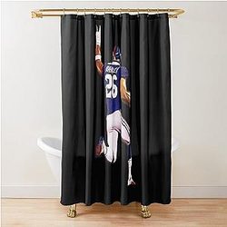 Saquon Barkley Cartoon Graphic Classic T-Shirt Shower Curtain