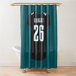 Saquon Barkley Jersey Shower Curtain