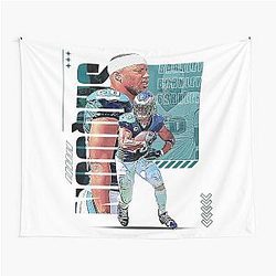 Saquon Barkley Football Player Tapestry