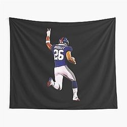 Saquon Barkley Cartoon Graphic Classic T-Shirt Tapestry