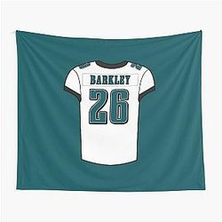 Saquon Barkley Jersey Tapestry