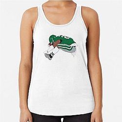 Saquon Barkley Hurdle Racerback Tank Top