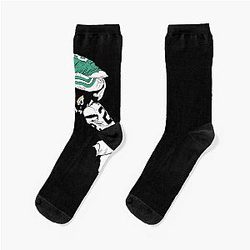 Saquon Barkley Text Socks