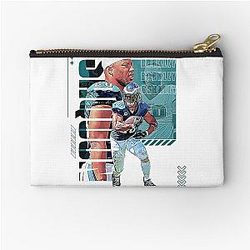 Saquon Barkley Football Player Zipper Pouch