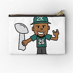 Saquon Barkley Super Bowl Zipper Pouch