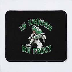 Saquon Barkley In We Trust Mouse Pad