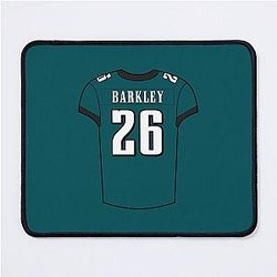 Saquon Barkley Jersey Mouse Pad