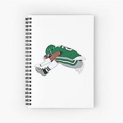 Saquon Barkley Hurdle Spiral Notebook