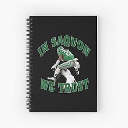 Saquon Barkley In We Trust Spiral Notebook